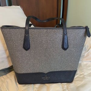 Kate Spade Lola Glitter Large Tote Bag NWOT